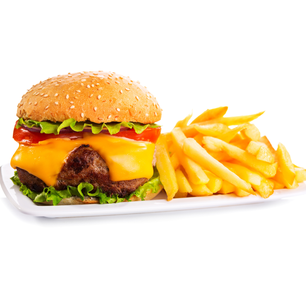 Hamburguesa con papas