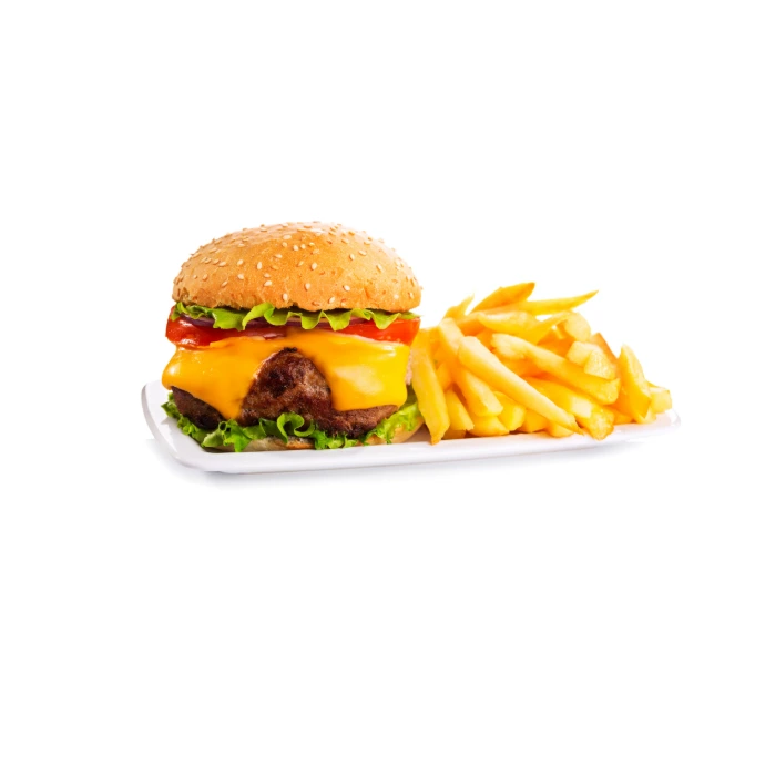 Hamburguesa con papas